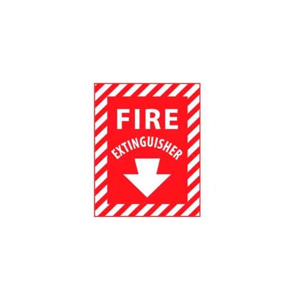 Fire Safety Sign - Fire Extinguisher - Plastic